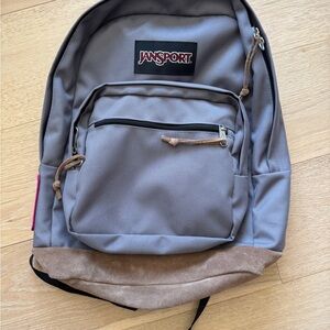 Jansport Classic Gray and Tan SXSW Backpack